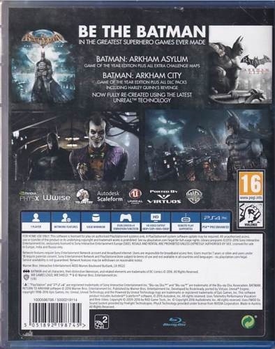 Batman - Return to Arkham - PS4 (A Grade) (Genbrug)